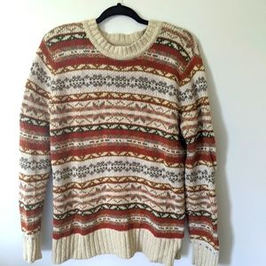 L. L. Bean Fair Isle Sweater